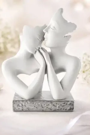 A Buon Prezzo Bomboniera scultura argento famiglia stilizzata h15 bongelli preziosi