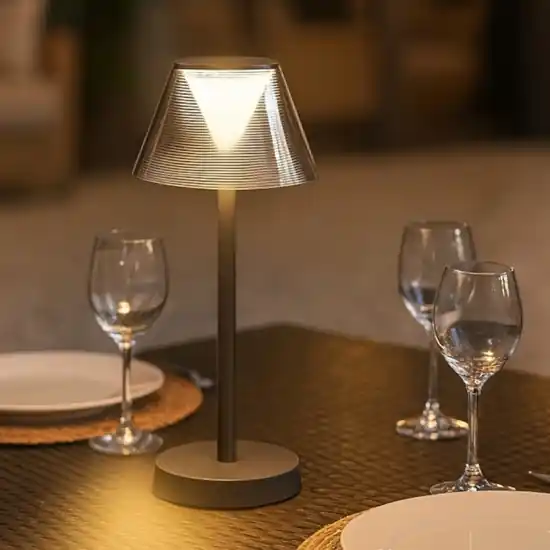Lolita tl lampada da tavolino per esterno grigio portatile Offerta Del Giorno