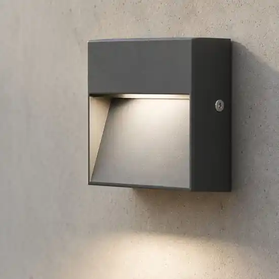 Segnapasso da esterno dedra ap big ideal lux ip65 led antracite Prezzo Scontato