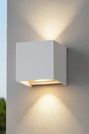 Ultime Pezzi Atom ap d10 ideal lux applique da esterno cubo bianco led 12w 3000k