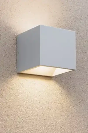 Affare Rubik ap 4000k ideal lux applique cubo da esterno led 8,5w grigio
