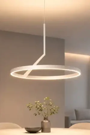 Compra Oggi Stesso Lampadario moderno bianco led 44w 3000k 4000k vivida meridiana