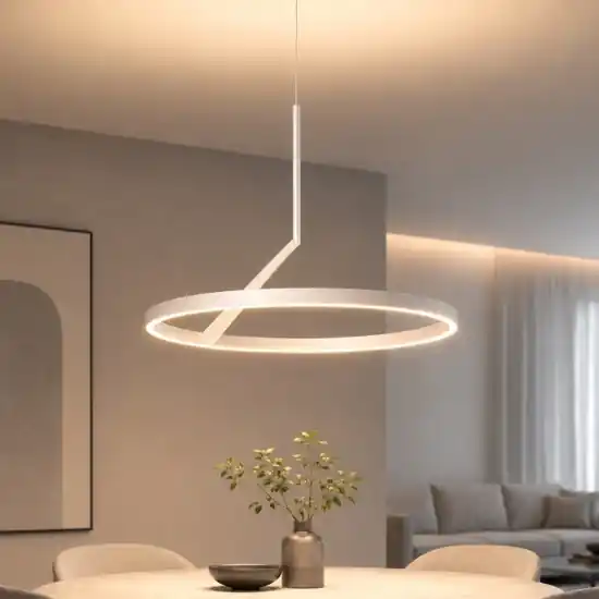 Compra Oggi Stesso Lampadario moderno bianco led 44w 3000k 4000k vivida meridiana