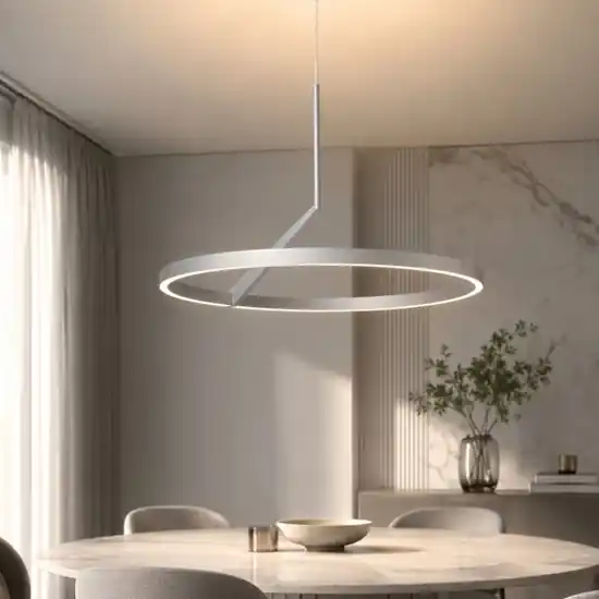 Lampadario vivida meridiana titanio led 44w 3000k 4000k Prezzo Basso