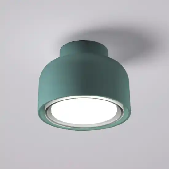 Novità Applique lampada da parete moderna vivida bottone petrolio