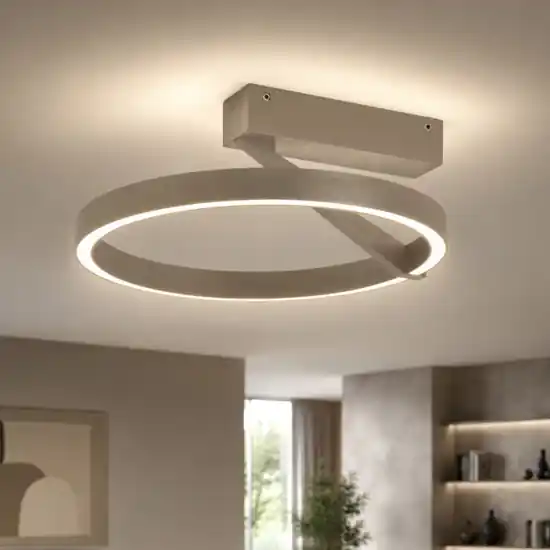 Di Tendenza Plafoniera rotonda sabbia led 33w 3000k 4000k vivida meridiana