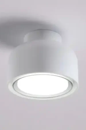 Applique lampada da parete bottone bianco moderna vivida Offerta Lampo
