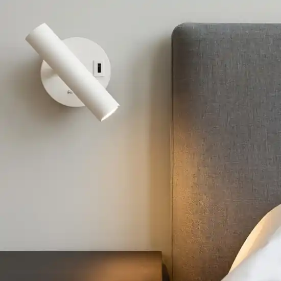 Applique da comodino bianco led 2w 3000 4000k vivida betu Offerta Limitata