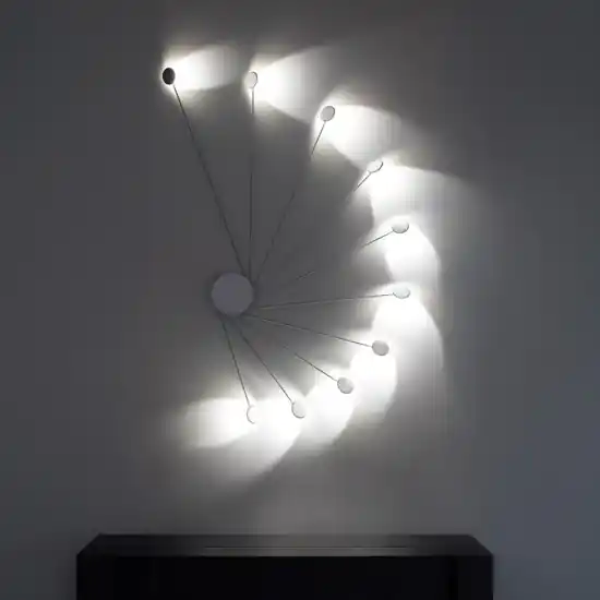 Applique da parete soffitto led 20w 3000k vivida helix bianco Novità