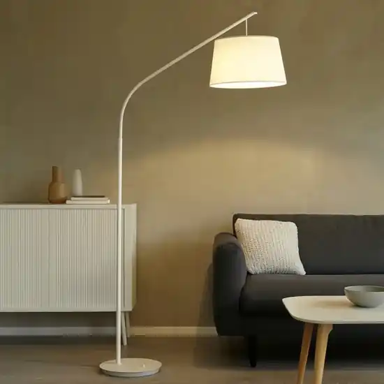 Daddy pt1 lampada ad arco moderna bianca ideal lux Promozione
