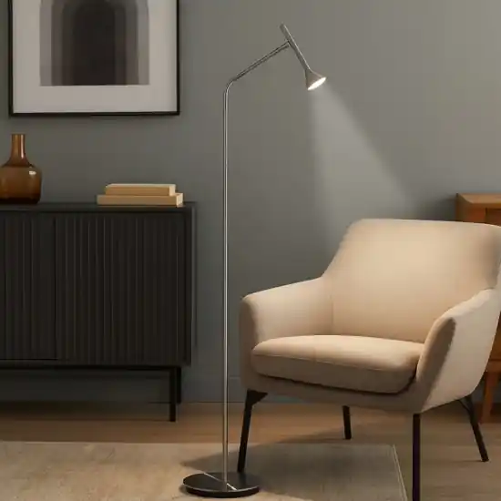 Nuovo Arrivo Diesis pt ideal lux lampada da terra nickel led 3000k orientabile