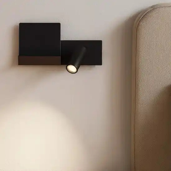 Acquista Ora Komodo-2 ap ideal lux applique per camera da letto nera