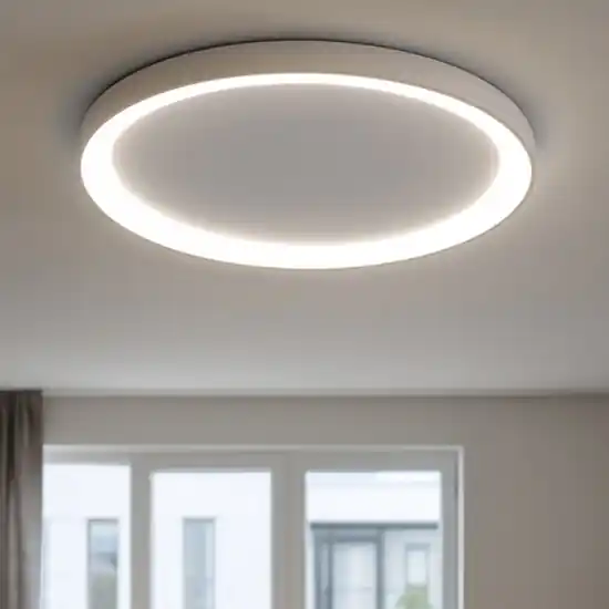 Affare Plafoniera led 60w ovale vivida lifering-r titanio 3000k 4000k dimmerabile