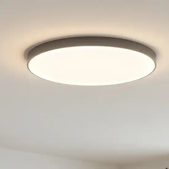 Plafoniera led 80w 3000k 4000k bronzo ovale vivida lifering-r Offerta Speciale