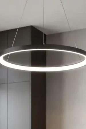 Vivida lifering bronzo lampadario moderno led 80w 3000k 4000k rotondo Di Tendenza