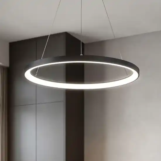 Vivida lifering bronzo lampadario moderno led 80w 3000k 4000k rotondo Di Tendenza