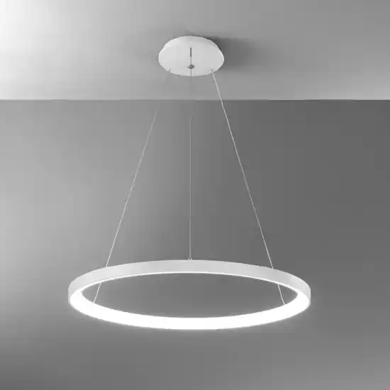 Ordina Subito Vivida lampadario lifering-r rotondo bianco led 80w 3000k 4000k