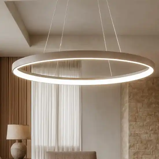 Promo Stagionale Vivida lifering-o lampadario moderno sabbia ovale led 50w 3000k 4000k