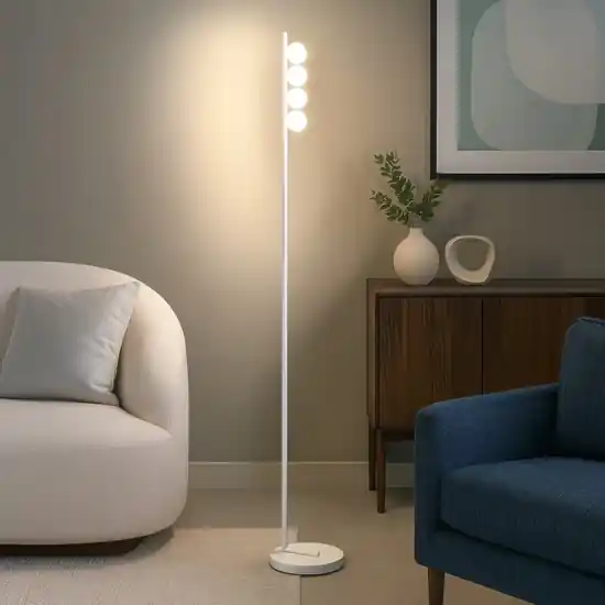 Promozione Ping pong pt4 piantana ideal lux bianca led 12w 3000k