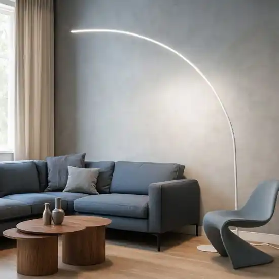 Ideal lux comet pt lampada ad arco led 30w 3000k bianca Reso Gratuito