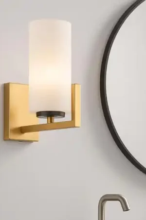 Vendita Finale Maytoni fortano applique da bagno elegante oro stile contemporaneo