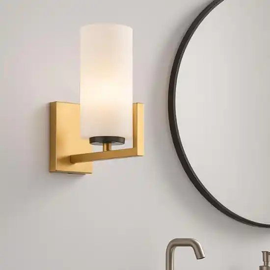 Vendita Finale Maytoni fortano applique da bagno elegante oro stile contemporaneo