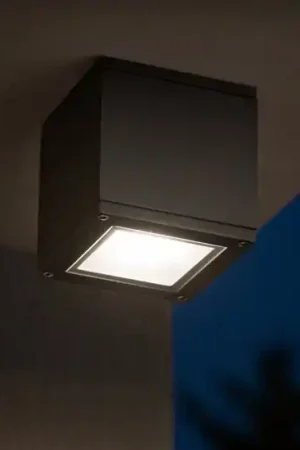 Subito Disponibile Faretto da soffitto per esterno cubo antracite