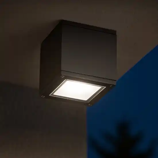 Subito Disponibile Faretto da soffitto per esterno cubo antracite