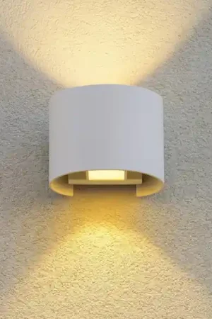 Ultimissimo Modello Applique bianca da esterno led 7w 4000k tonda