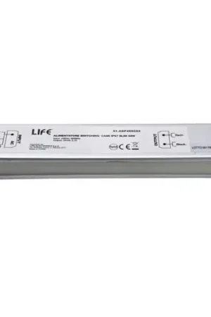 Spedizione Espresso Accessori per strisce led life alimentatore switc. case ip67 slim 24v 2,1a 50w input 230 vac