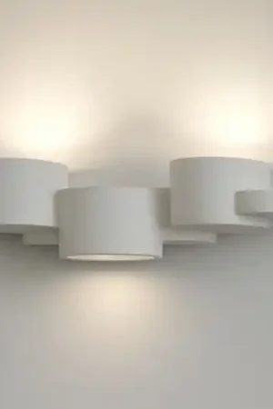 Chio sforzin applique di gesso design moderna bianca Offerta Speciale