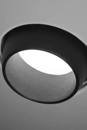 Compra Oggi Stesso Faretto in gesso da incasso a soffitto nero sforzin lelanto