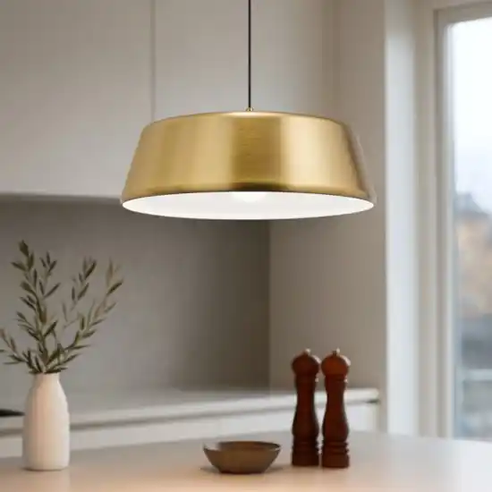 Lampadario moderno ottone blanca gea luce Pagamento Sicuro