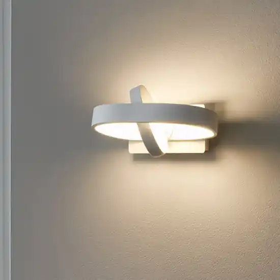 Applique led 6w cct orientabile moderno bianco perenz belt Spedito Oggi
