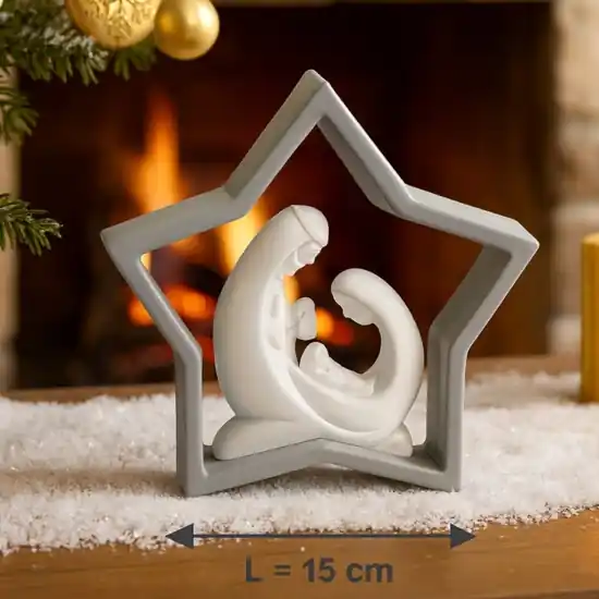 Prezzo Basso Presepe statuina di natale grigio d15 bongelli preziosi