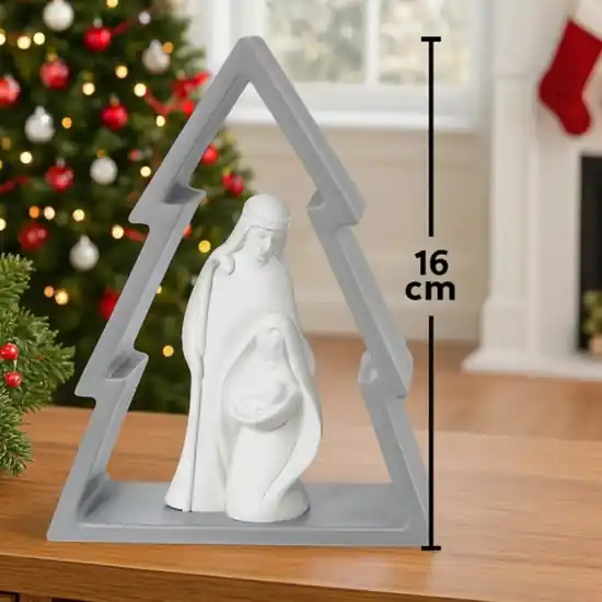 Ordina Subito Presepe statuina di natale grigio h16 bongelli preziosi