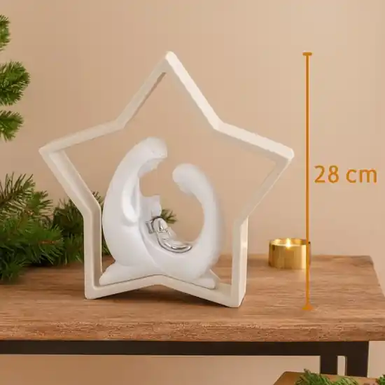 Presepe statuina stella natale h28 cm nocciola bongelli preziosi Acquista Ora