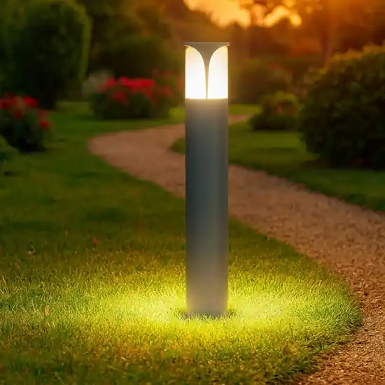 Gea luce lampioncino da giardino ip44 grigio h80 cm Compra Adesso
