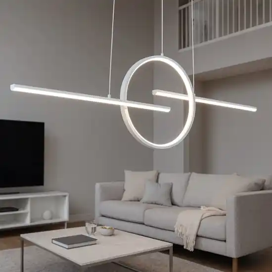 Offerta Limitata Lampadario bianco per soggiorno moderno led dimmerabile