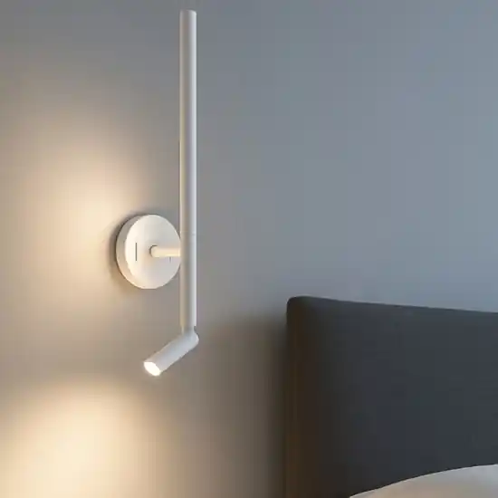 Pagamento Sicuro Applique bianco per comodino led 6w 3000k orientabile
