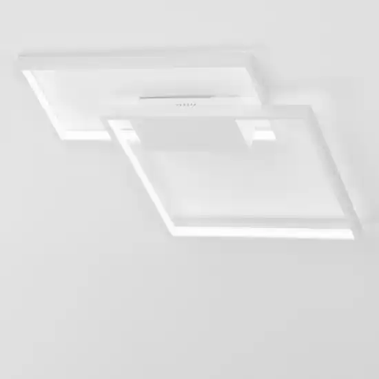 Plafoniera bianca led dimmerabile 30w 3000k per soggiorno Super Prezzo