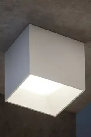 Vivida international cube faretto da esterno 11.5w 3000k ip44 metallo bianco Ultime Pezzi