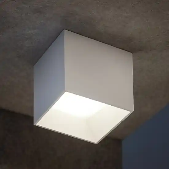Vivida international cube faretto da esterno 11.5w 3000k ip44 metallo bianco Ultime Pezzi