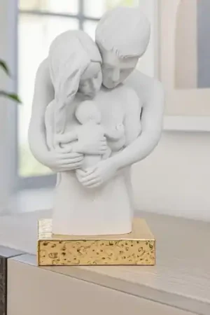 Acquista Ora Scultura moderno soprammobile busto famiglia oro bongelli preziosi