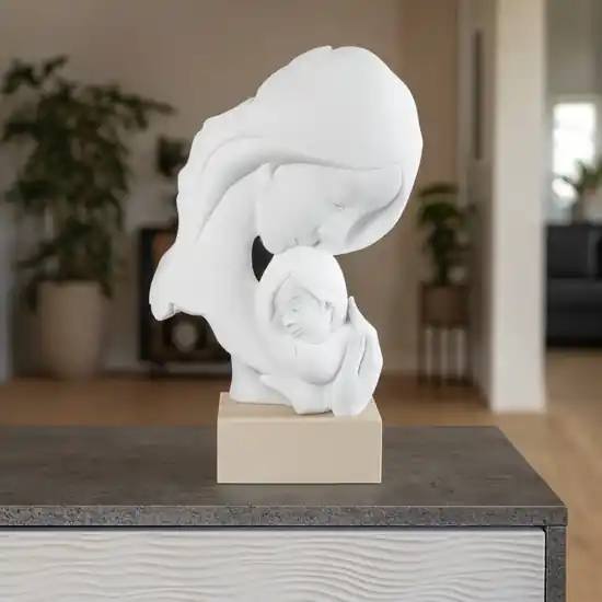 Acquista Ora Bongelli preziosi scultura maternita face bianca base nocciola