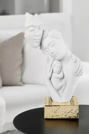 Ultime Pezzi Bongelli preziosi scultura h39 famiglia moderna base oro