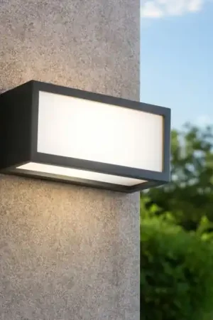 Isyluce applique da esterno led 18w 4000k ip54 deco antracite Novità