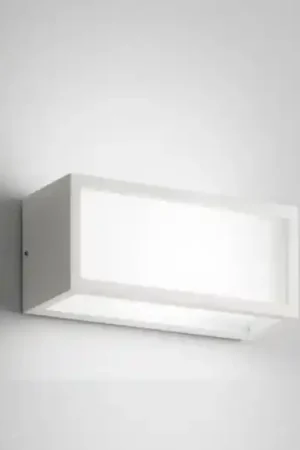 Economico Isyluce applique per esterno led 18w 4000k deco bianco moderna