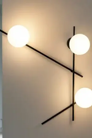 Super Prezzo Mikado miloox applique moderna luci orientabili bocce bianche