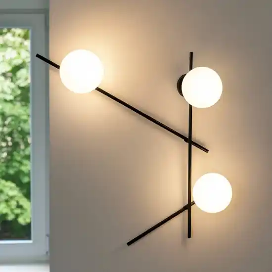 Super Prezzo Mikado miloox applique moderna luci orientabili bocce bianche